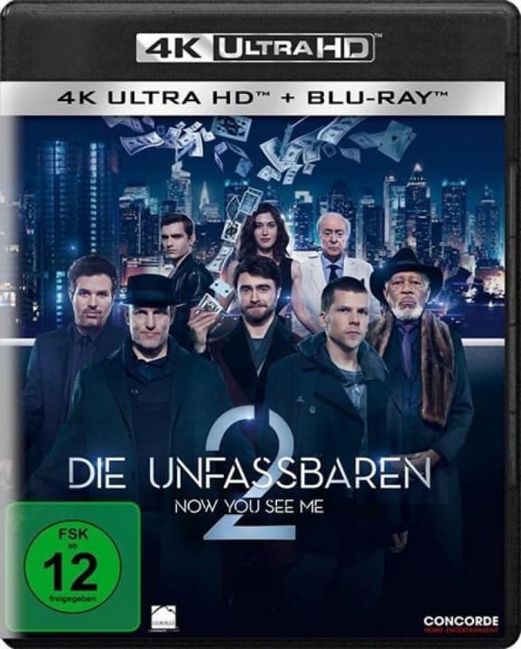 Freeman, Morgan / Ruffalo, Mark / Harrelson, Woody / Eisenberg, Jesse / Radcliffe, Daniel - Die Unfassbaren 2 (4k Uhd)