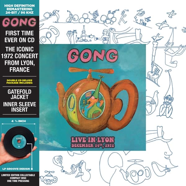 Gong - Live In Lyon 1972 (CD) (Limited Deluxe Edition) (Remastered)