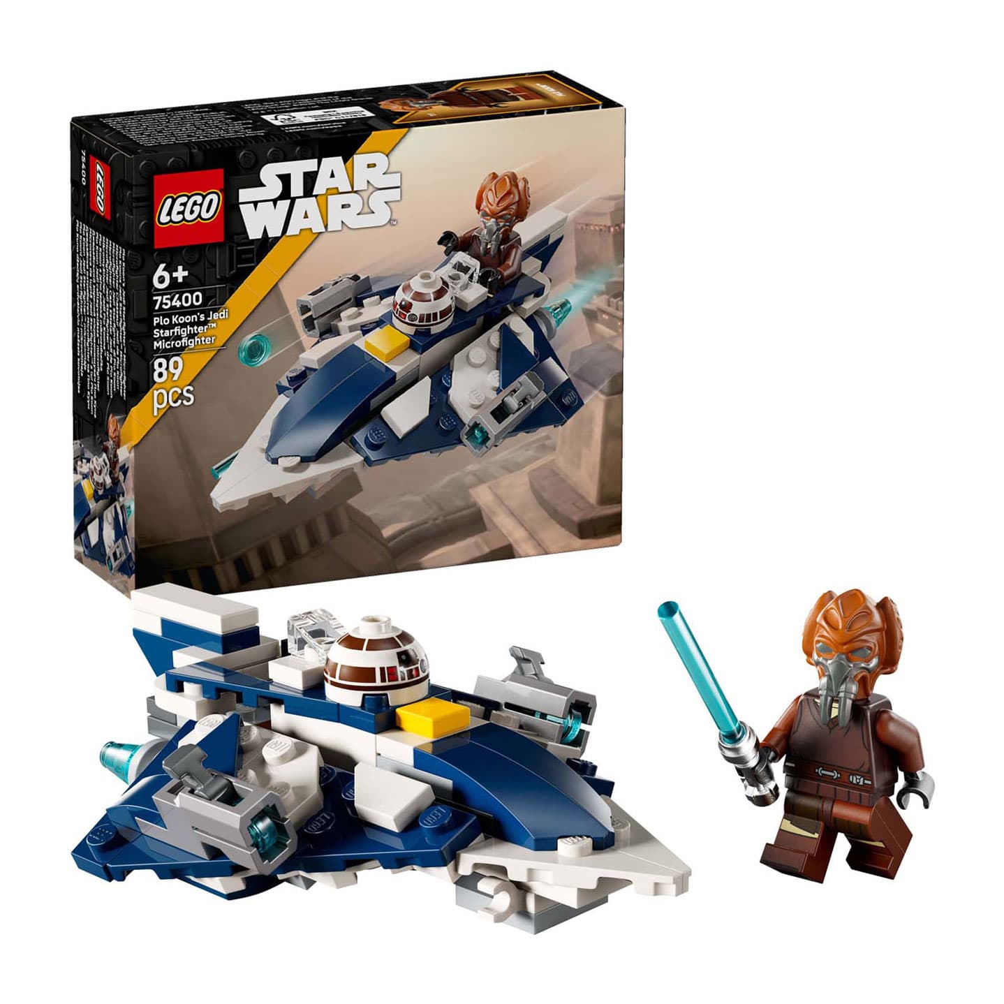 LEGO Star Wars 75400 Plo Koons Jedi Starfighter Microfighter