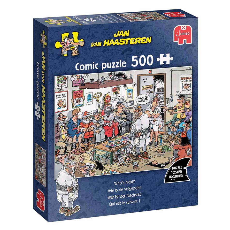 Jan van Haasteren Legpuzzel - Wie Is De Volgende, 500st.