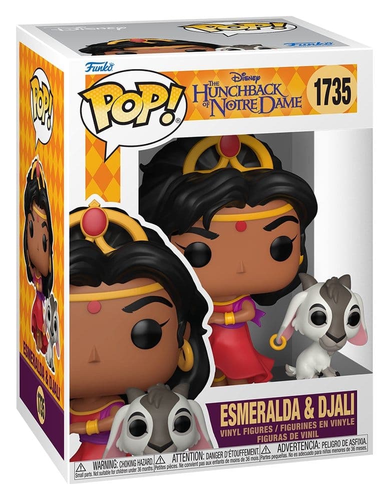 Disney: Funko Pop! & Buddy - Hunchback Of Notre Dame - Esmeralda & Djali (Vinyl Figure 1735)