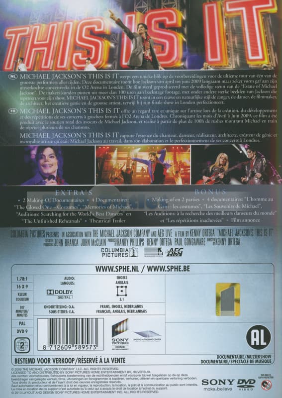 Michael Jackson - This Is It (DVD)