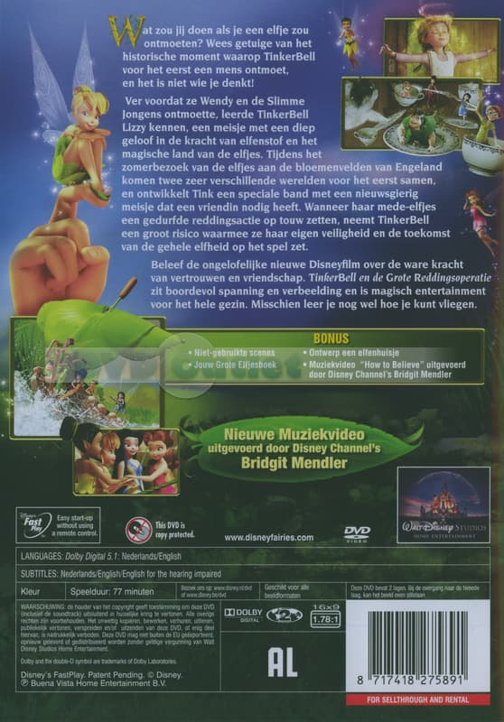 Tinkerbell - En De Grote Reddingsoperatie (DVD)
